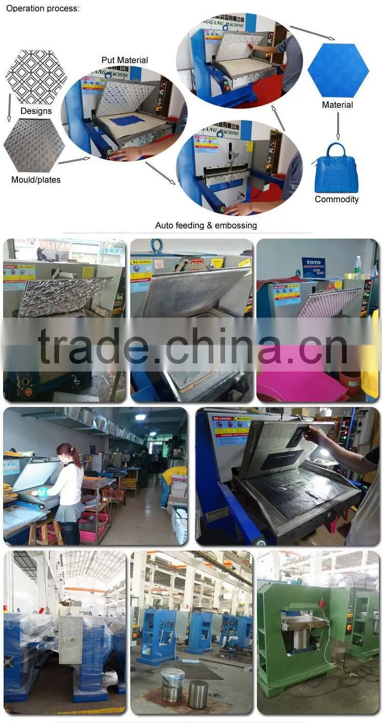 precision hydraulic leather craft tools embossing machine