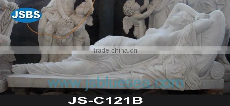 Stone nude lady statue