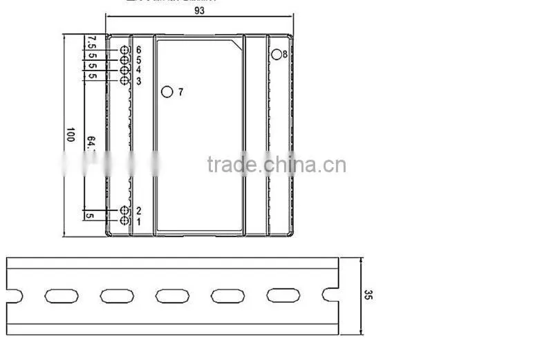 CE Standard 12v din rail power supply 15w 30w 45w 60w 75w 100w 120w 240w
