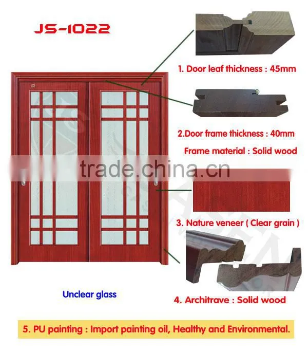 wholesale prices cherry solid wood used exterior french doors