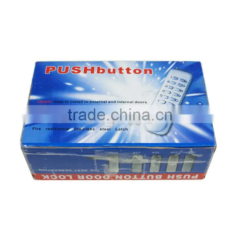 Digital-Safe-Password-Keyless-Mechanical-Lock-Satin-Chrome-Weather-Resistant