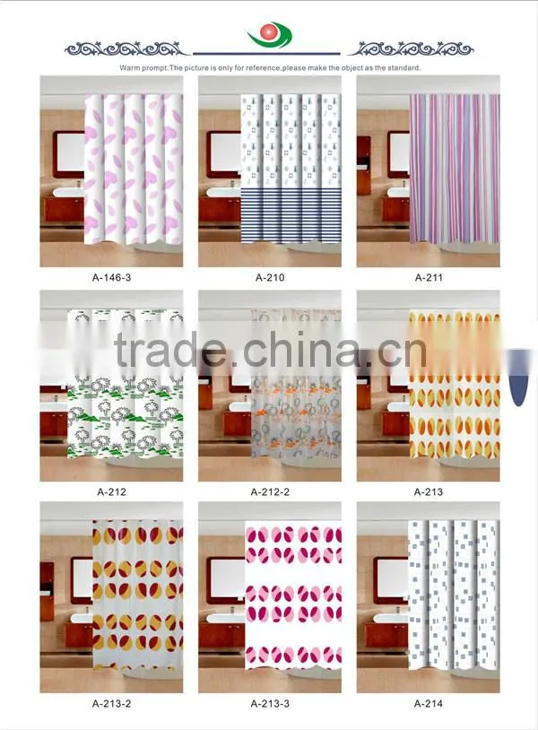 100% Pvc Transparent Home Use Shower Vnyl Curtain