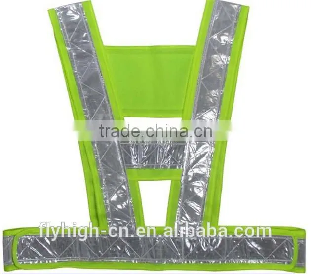 high visibility police safety traffic vest