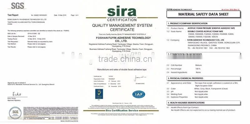 Industrial Tape Double Sided Acrylic Adhesive Tape