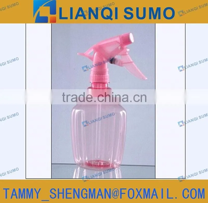 Plastic bottle with trigger sprayer