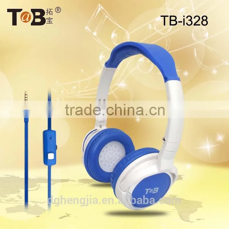 new products in 2015 wired headphone factory, headphone with microphone