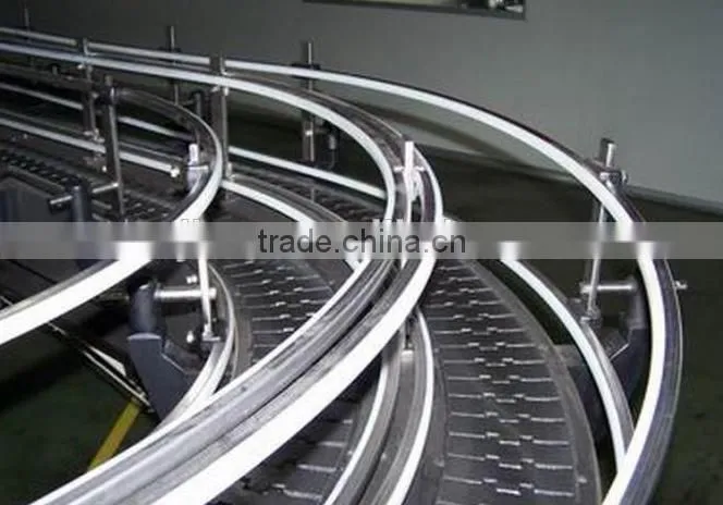 beer bottle Stainless steel conveyor table top chain flat top chain
