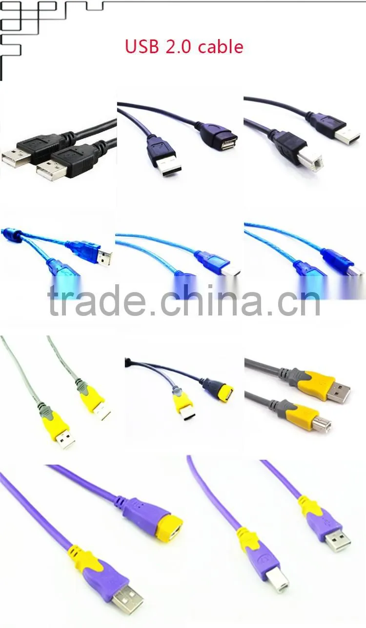 High quality male to female usb 3.0 cable data cable for computer camera