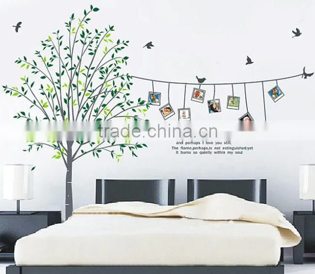Customized Top value fancy pvc wall sticker cartoon sticker home decoration