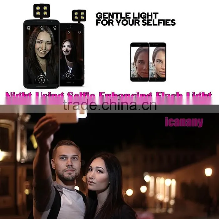 led flash light selfie flash for mobile phone ios and Android