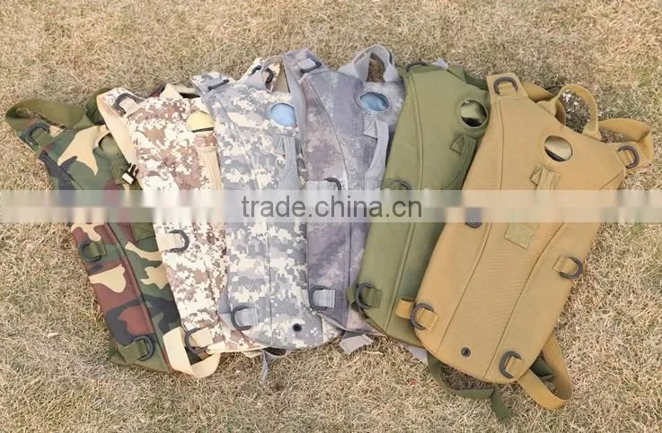 Outdoor camouflage hump tactical military water backpack