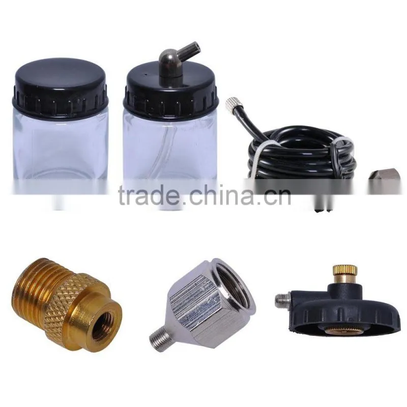 3 Airbrush Compressor Kit Dual Action Spray Air Brush Set Tattoo Nail Art