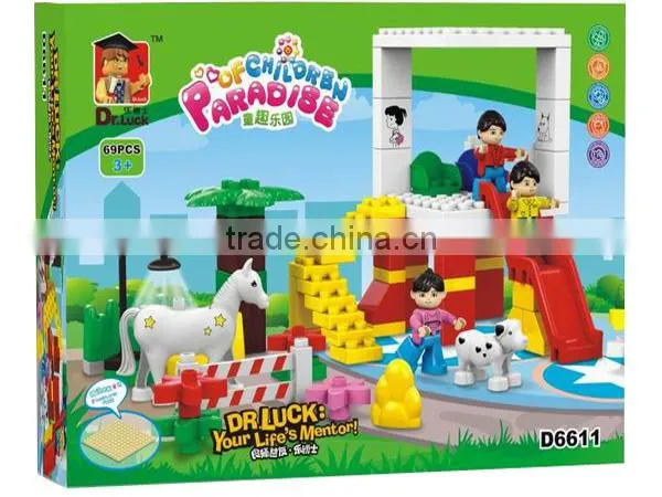 Educational Toy Zoo Set Building Bricks