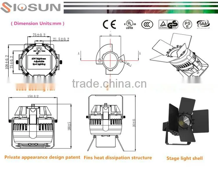 5 year warranty China supply high power track led lights 100w