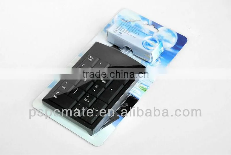 slim numeric keypad with separated usb cable for laptop/computer