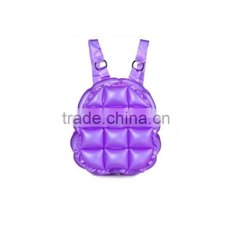 2016 fashion waterphoof plastic tote pvc bubble beach inflatable bag