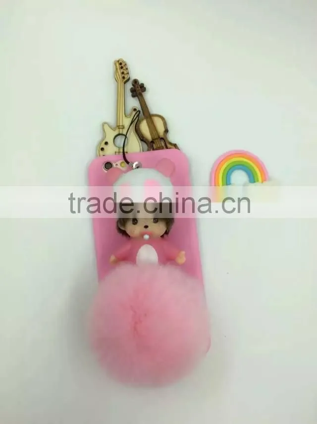 Luxury Girl Stand Heat TPU Mobile Phone Cover Case For Apple iPhone 5G 5S 6S 6 Plus