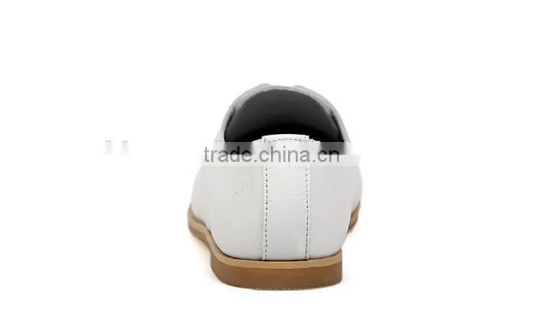 2015 New arrival women flat shoes women leather shoes with wholesale price