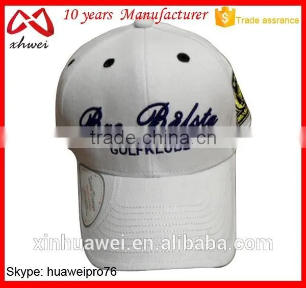 Custom Caps Factory Fashion Golf Hats Caps 100% Cotton Twill Golf Cap