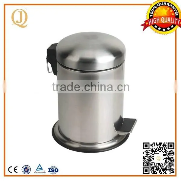 dome lid waste bin with pedal/wholesales foot pedal waste bin/retail waste pedal kitchen bin