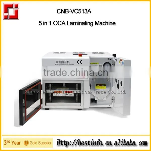 5 in 1 OCA Laminating Machine Built-in Air Bubble Remover Machine OCA Laminator(CNB-VC513A)