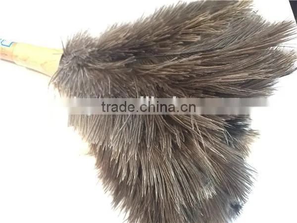 Home Valet Ostrich Feather Duster Natural Soft and Safe with red color