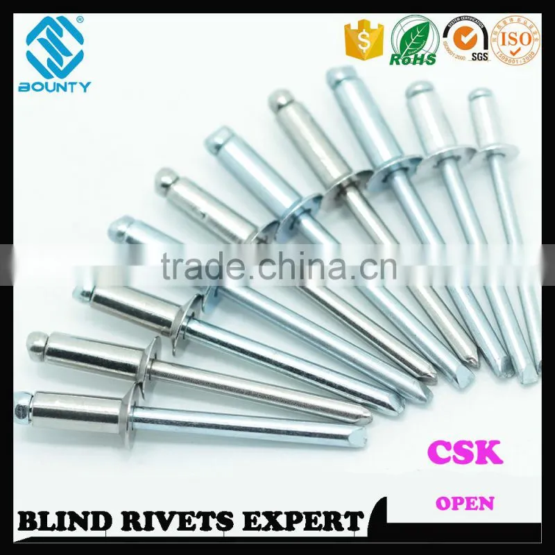 factory 120 degree csk head blind rivets