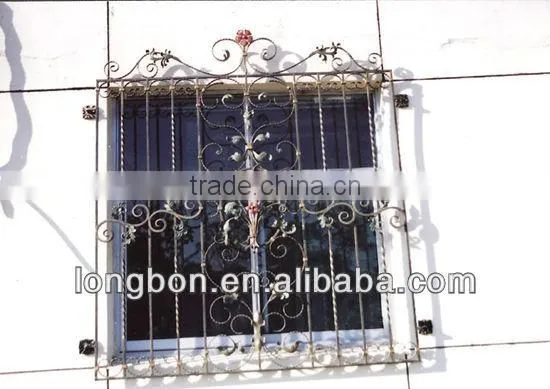 Top-selling modern wrought iron window guard