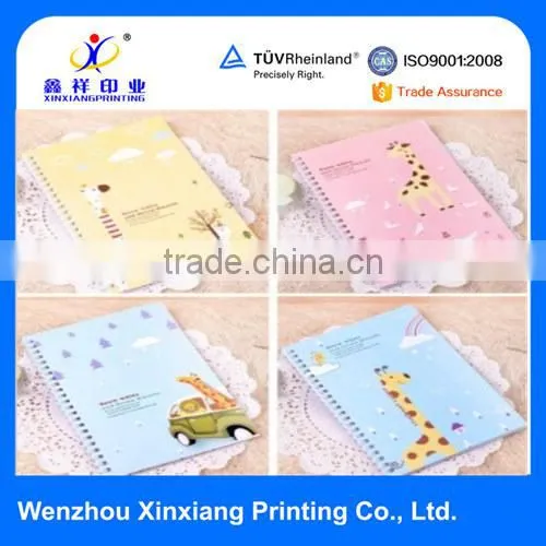 High quality Colorful customized paper notebook