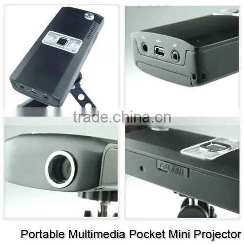 WT-61 Portable Multimedia Pocket Mini Projector Theater led mini projector mobile phone