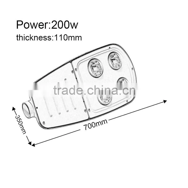 COB 60W IP65 retrofit LED Street Light