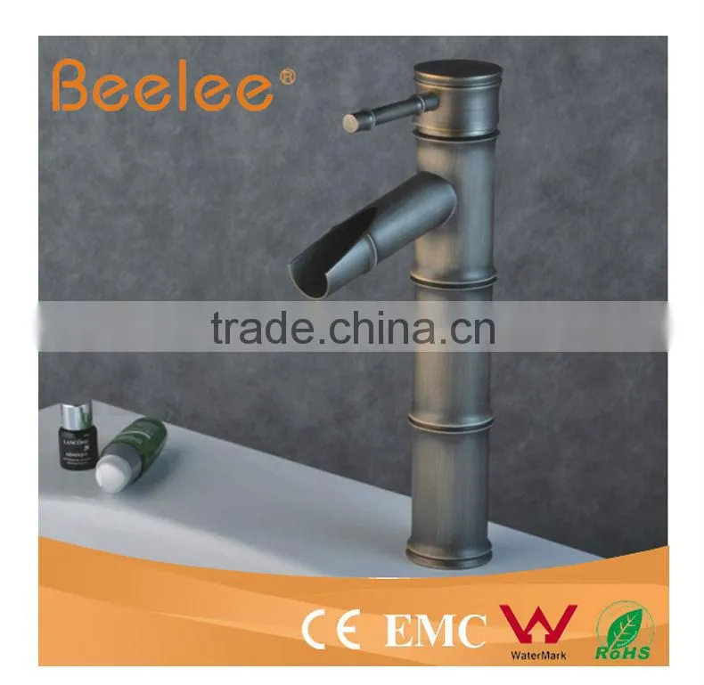 Bathroom wash-hand single handle oil bronze faucet