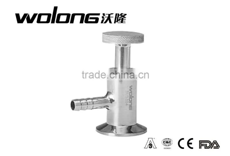 NPT/BSP male end Stainless steel sanitary sampling valve