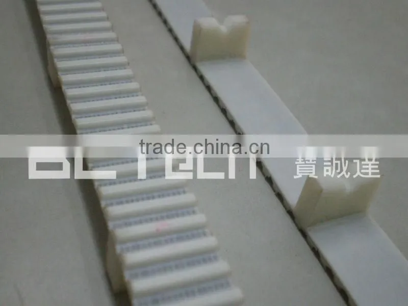 PU timing belt coated with special cleats