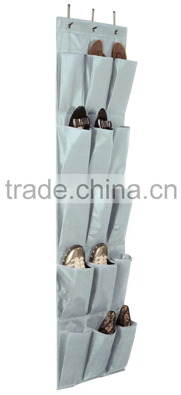 2014 over the door hanging shoe organizer/cardboard shoe organizer