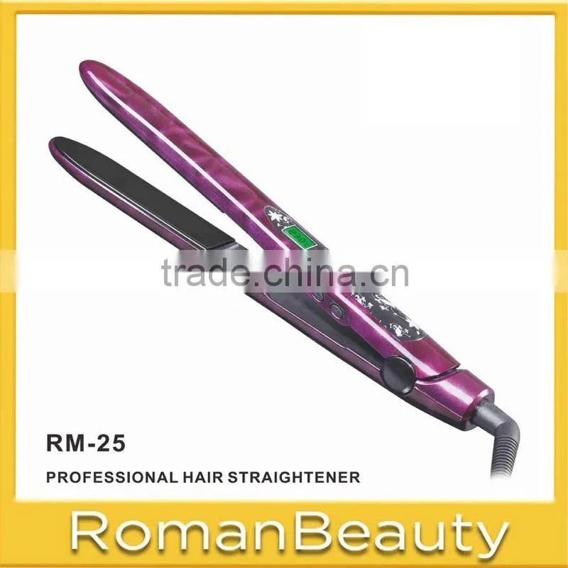 2014 new hairdressing products Tautomatic curlers alon tools and equipment ceramic hair brush