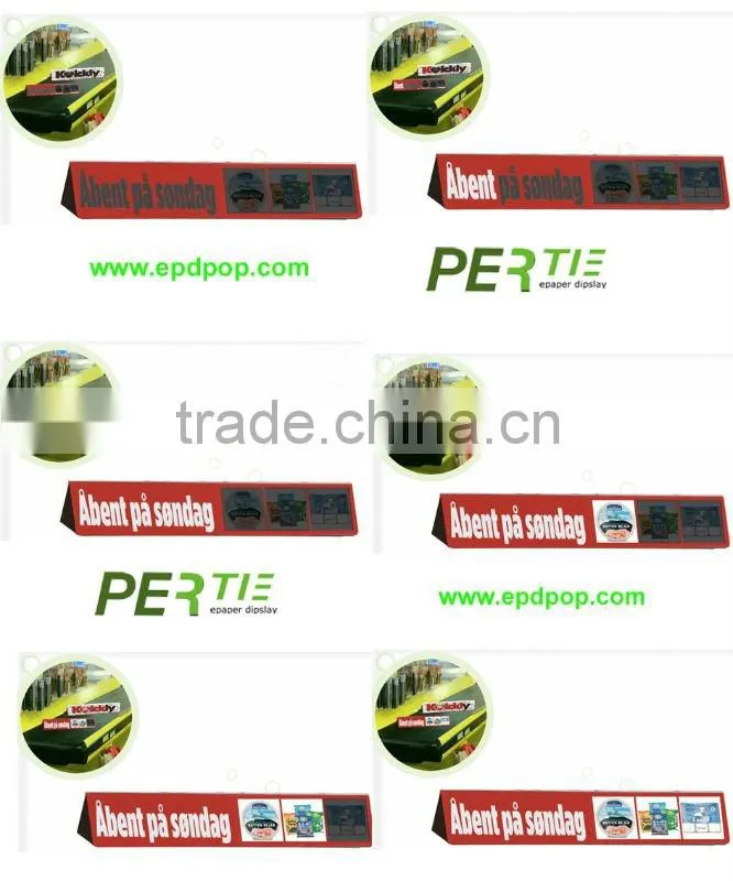 promotional cards advertising display stand -pop standee or billboard epd display digital price tags