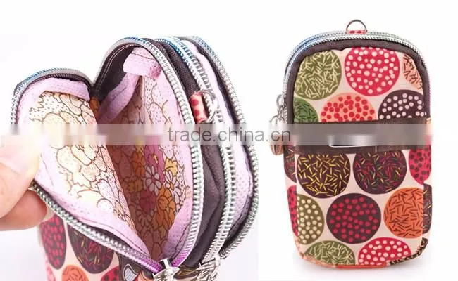 Custom made high quality Ms Wristband movement phone wallet bag