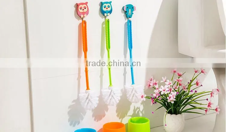 Plastic toilet brush clean brush bathroom brush holder
