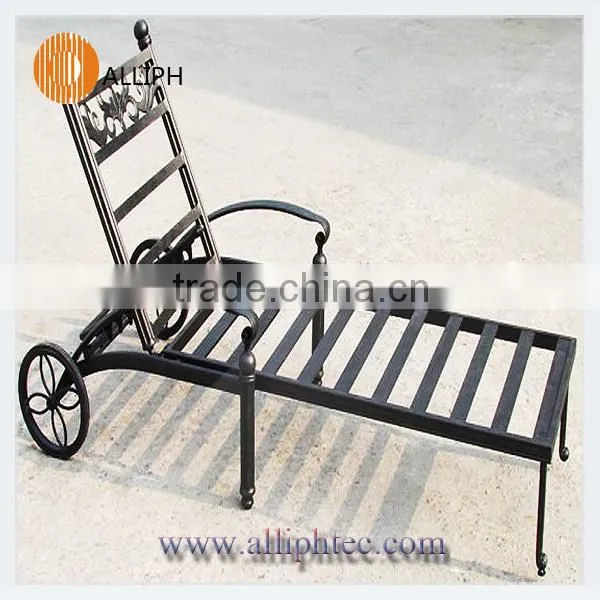 100% cast aluminum Outdoor garden bench