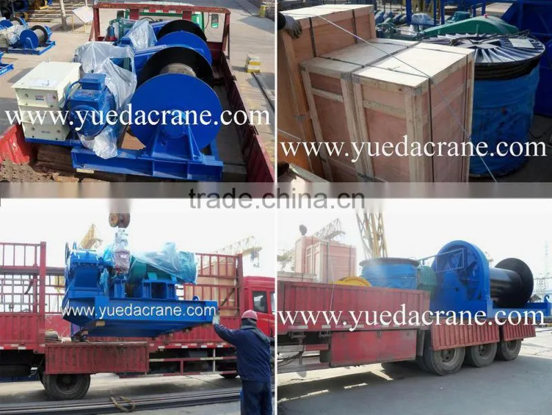 JM Model 1~65ton Single Drum Electric Hydraulic Winch