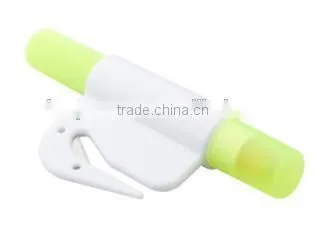 Figurine highlighter with clip and memo