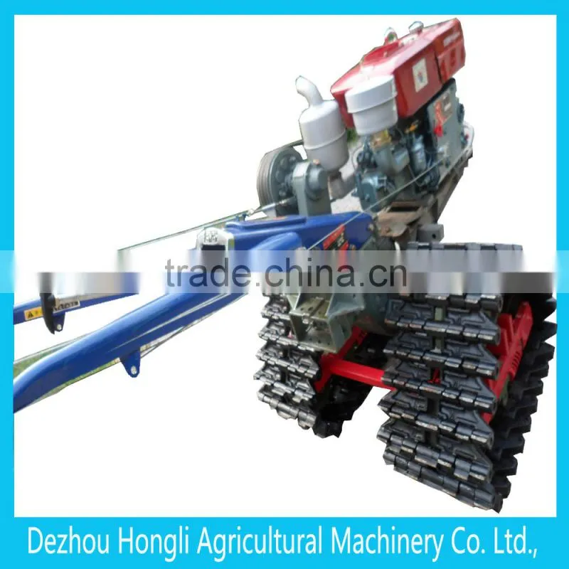 2015 hot sale cultivator with crawler, cultivator with track and crawker walking tractor