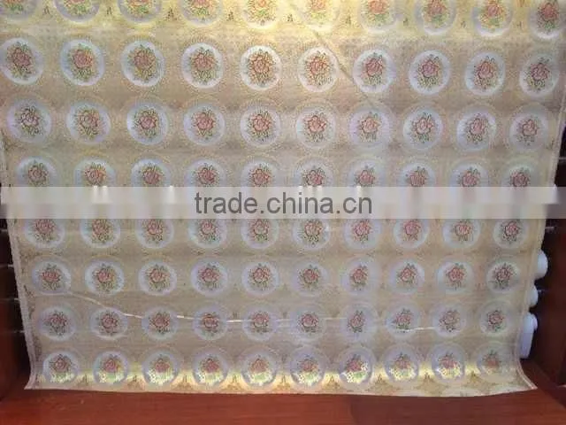 PVA lace golden or silvery table cloth New products