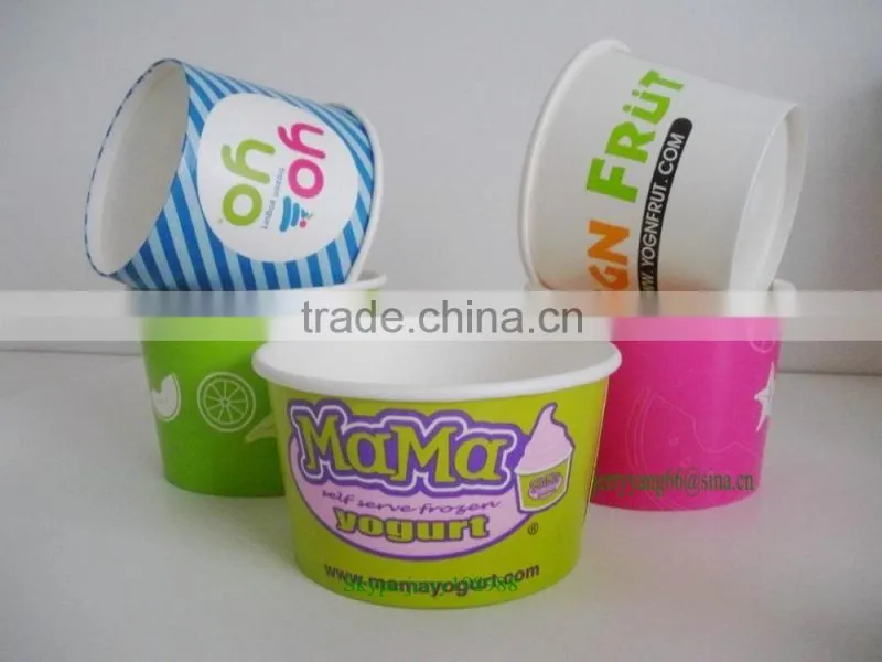 500ml Ice Cream Paper Cup with haagen daz lid