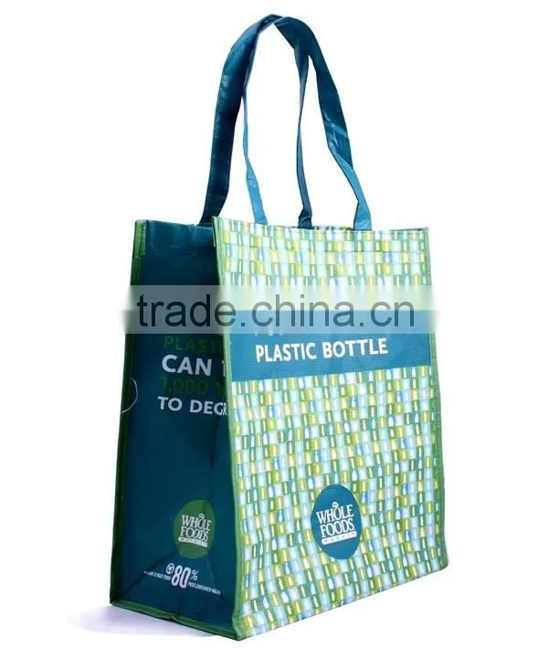 Used to be plastic bottle 100% recycled pet bag