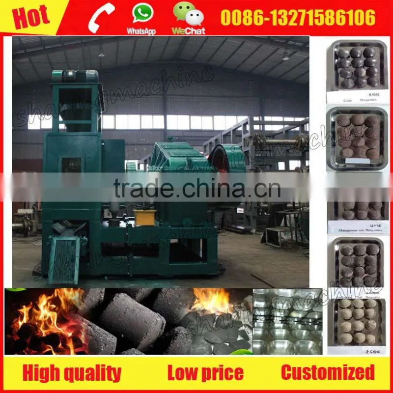International quality coke powder briquette press machine for export sale