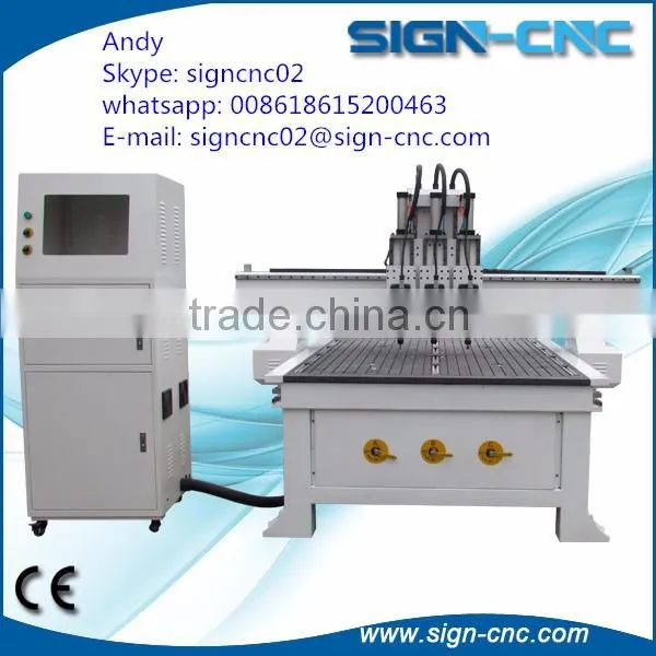 Factory cost Price! Multi head 3d CNC Wood Engraving Machine / CNC Router for Wood /CNC Wood Router