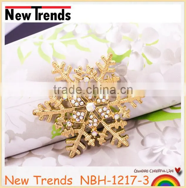 Wholesale fashion painting pearl rhinestone brooch