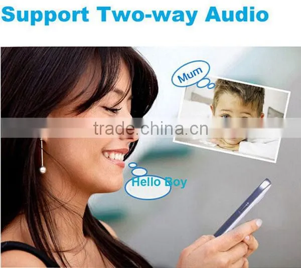 New Arrival Support WPS APP Video Push TF Card Slot Baby Monitor 720P Mini Wireless IP Camera